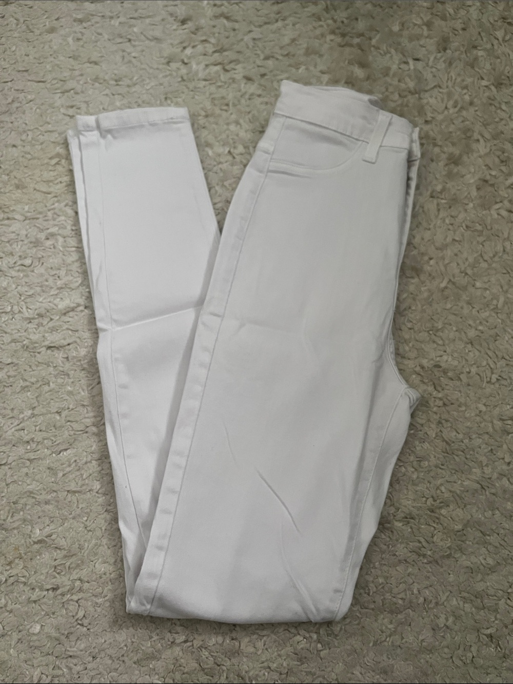 Fashion Nova - White Slim-Fit Jeans